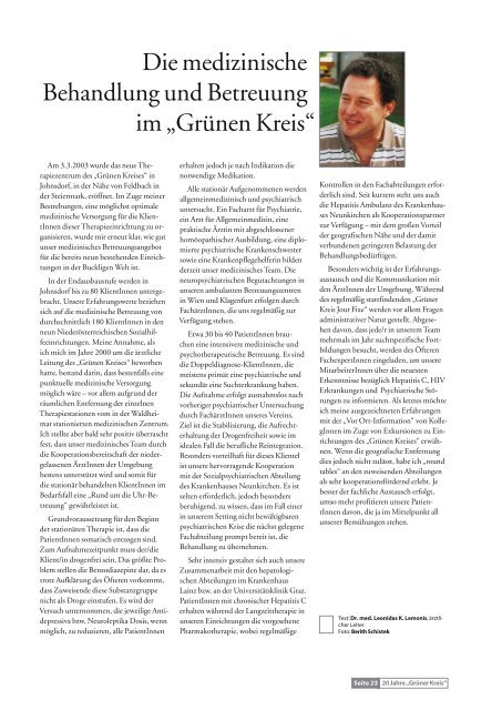 Festschrift 20 Jahre (2003) - Grüner Kreis
