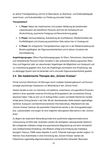Tätigkeitsbericht 2007 - Grüner Kreis