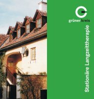 Stationäre Langzeittherapie - Grüner Kreis