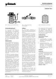 Dosiercomputer - grunbeck