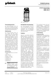 Umkehrosmose - grunbeck