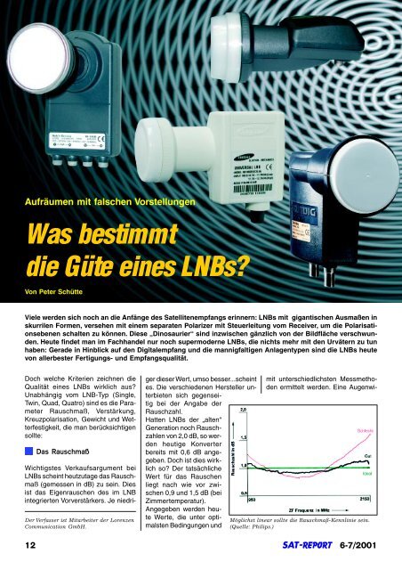 Was bestimmt die Güte eines LNBs? - Grundig-info.de