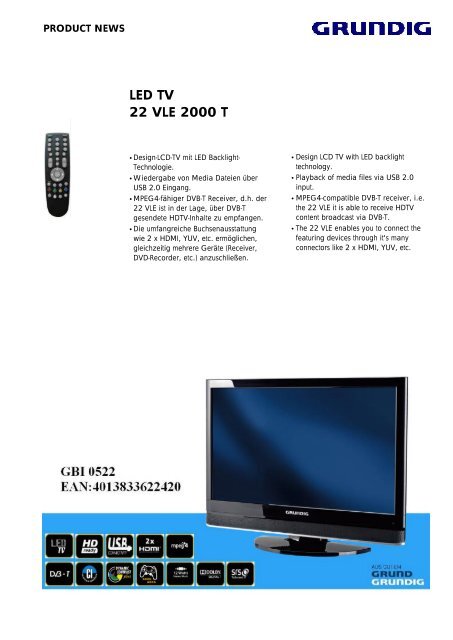 LED 22 VLE T