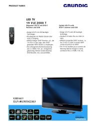 LED TV 19 VLE 2000 T - Grundig