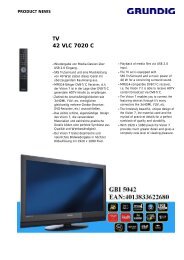 TV 42 VLC 7020 C - Grundig