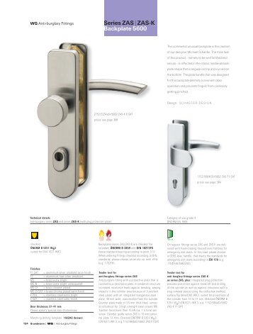 Series ZAS | ZAS-K Backplate 5600