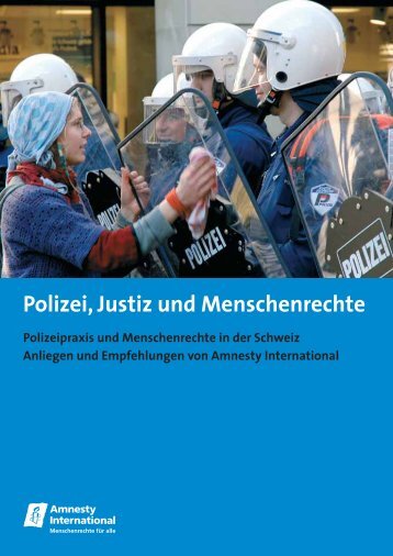 Polizeipraxis und Menschenrecht in der Schweiz