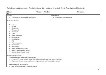 Schulinternes Curriculum – Englisch Klasse 3/4… - Grundschule ...