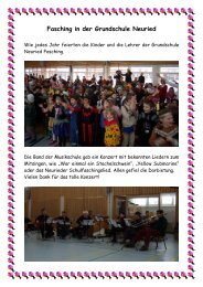 Fasching in der Grundschule Neuried