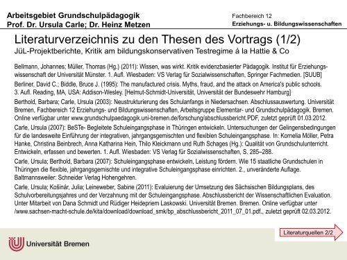 Download - Arbeitsgebiet Grundschulpädagogik - Universität Bremen