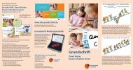 Flyer Grundschrift - Grundschulverband