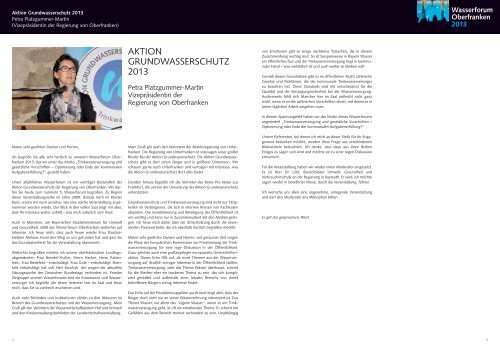 Bericht WF Ofr 2013_Layout 2 - AKTION GRUNDWASSERSCHUTZ ...