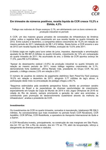 pdf Tamanho - Grupo CCR