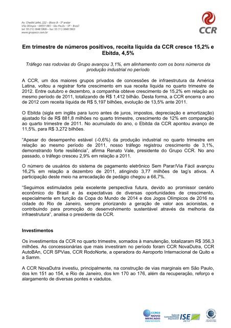pdf Tamanho - Grupo CCR
