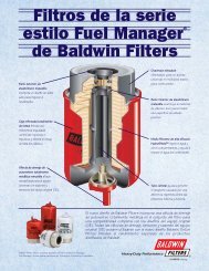 Hoja Informativa de los filtros Serie Estilo Fuel ... - Grupo Herres