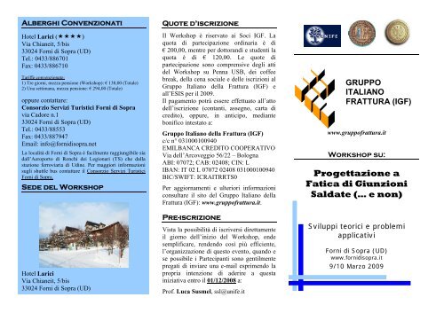 Locandina - Gruppo Italiano Frattura