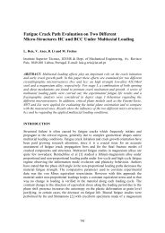 Fatigue Crack Path Evaluation on Two Different Micro