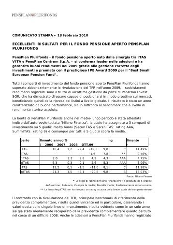 Comunicato stampa italiano.pdf - Gruppo ITAS