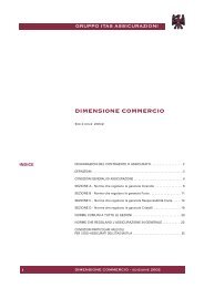 DIMENSIONE COMMERCIO - Gruppo ITAS
