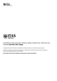 Fascicolo Informativo - Mutua - Gruppo ITAS