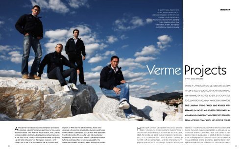 INTERVIEW - Verme Yacht Projects