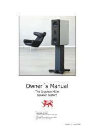 PDF Manual Size - Gryphon Audio Designs