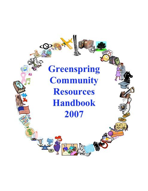 Greenspring Community Resources Handbook 07 Gs Cc Net