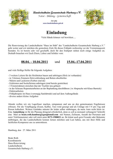 08.04. - 10.04.2011 - Gesamtschule Harburg