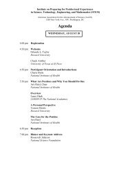 Agenda - Howard University, Graduate School