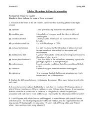 Alleles, Phenotype & Genetic interaction