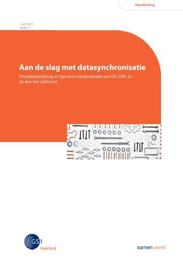 Aan de slag met datasynchronisatie (procesmodel) - GS1 Nederland