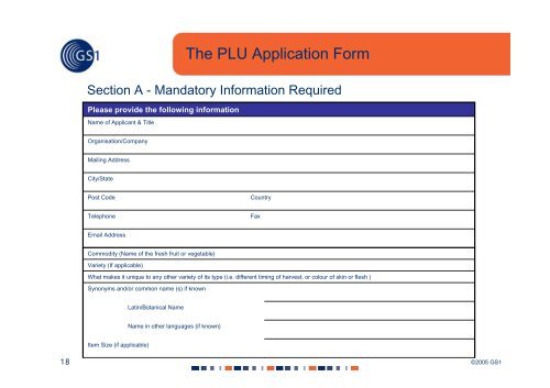 Fresh Produce Price Look Up (PLU) Codes - GS1 Australia