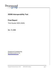 GDSN Interoperability Test Final Report - GS1