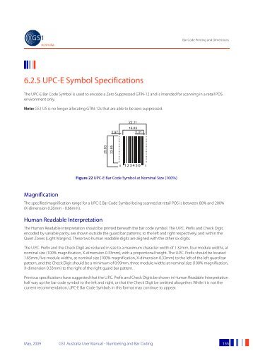 6.2.5 UPC-E Symbol Specifications - GS1 Australia