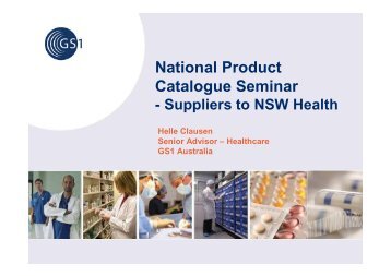 National Product Catalogue Seminar - GS1 Australia