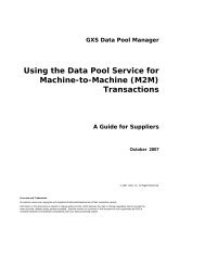 Using the Data Pool Service for Machine-to-Machine (M2M ...