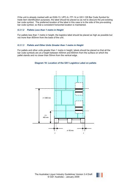 Industry Guidelines for the Numbering and Bar ... - GS1 Australia