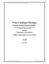 Price Catalogue Message v1.0 - GS1 Australia
