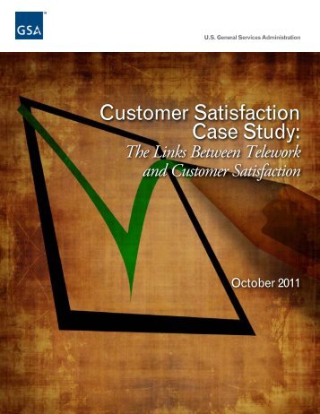 Customer Satisfaction Case Study: - GSA