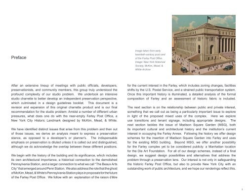 Preservation of the Farley Post Office - Columbia University ...