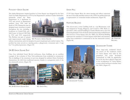 14th street and union square preservation plan - Columbia ...