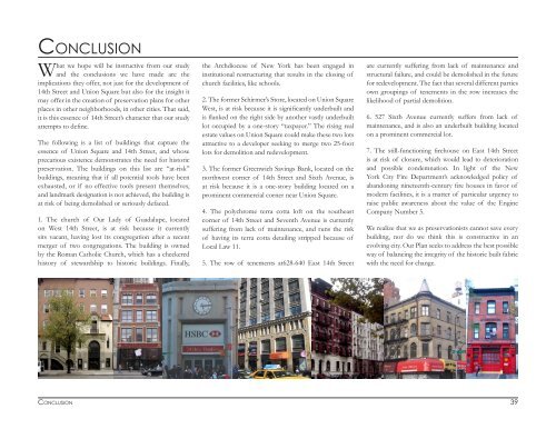 14th street and union square preservation plan - Columbia ...