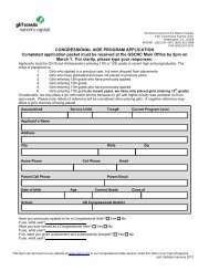 Congressional Aide Program Application - Girl Scout Council of the ...