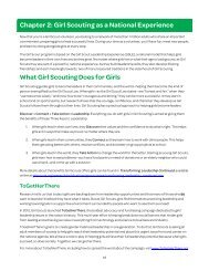 Chapter 2: Girl Scouting as a National Experience What Girl ...