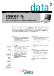 LIFEBOOK C1110 / LIFEBOOK C1110D - ECOLE