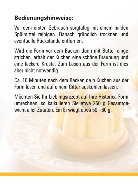 Rezepte - RBV Birkmann