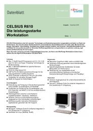 CELSIUS R610 Die leistungsstarke Workstation - GSD