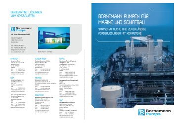 BORNEMANN PUMPEN FÜR MARINE UND ... - Bornemann Pumps