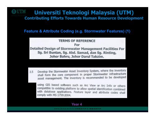 Universiti Teknologi Malaysia (UTM) - Global Spatial Data ...