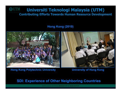 Universiti Teknologi Malaysia (UTM) - Global Spatial Data ...